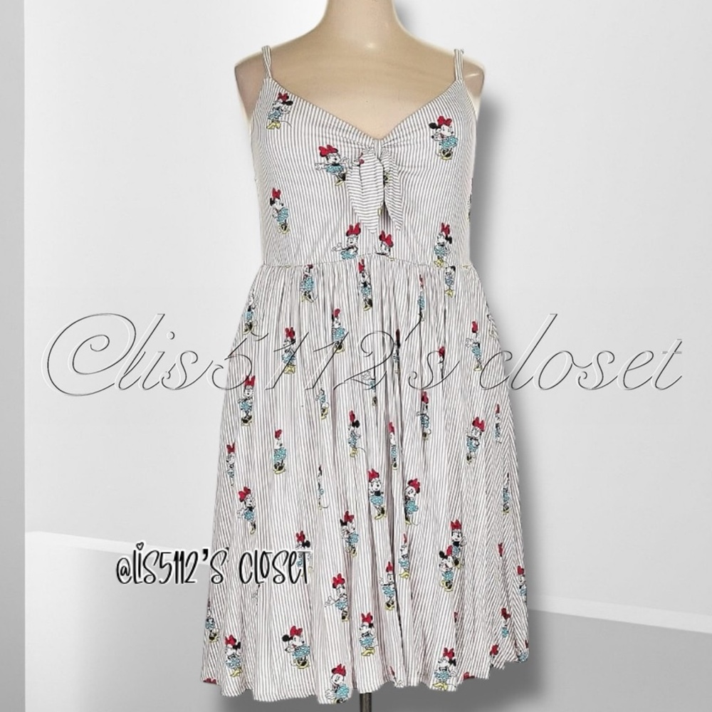 Torrid x Her Universe Disney Retro Minnie Mouse Striped Swing Dress 4X 26 - Picture 3 of 14